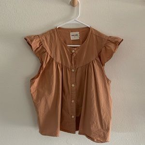 Rudy Jude Ma top in terracotta